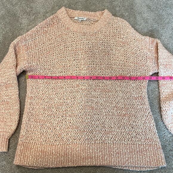 Madewell Women's Loose Knit Crewneck Sweater Light Pink Size‎ XS - Picture 9 of 9